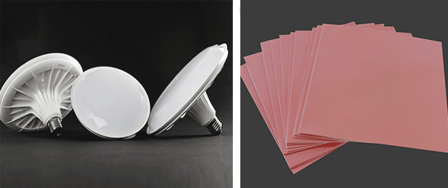 導熱硅膠片應用于大功率LED